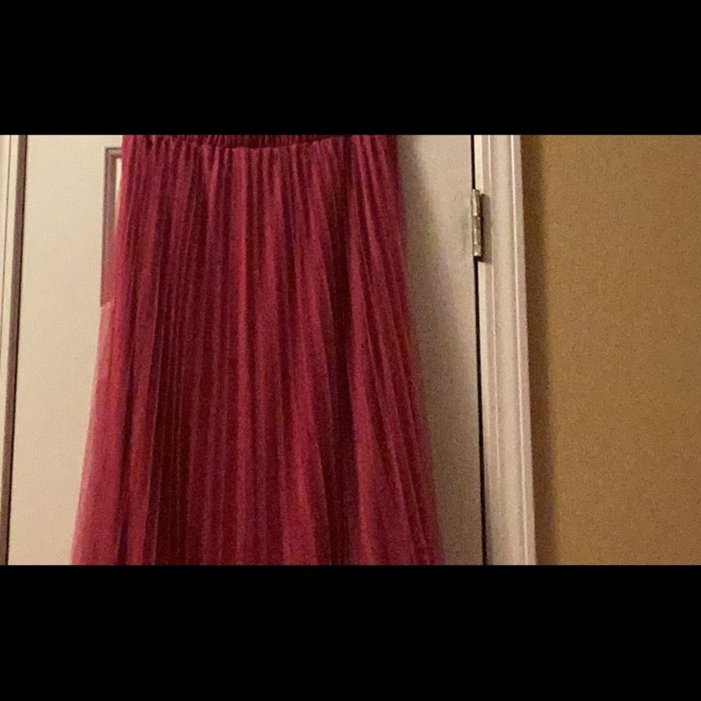 Solid Berry Whimsical Midi Large Skirt Fairy, Princess, Ballerina, Fanciful.